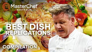 Best Dish Replications  MasterChef Australia  MasterChef World [upl. by Zug]