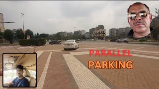 Parallel parking  متوازی پارکنگ  L shape reverse bahria driving school [upl. by Yleoj]