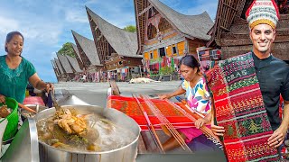 LAKE TOBA food tour like NO OTHER Indonesian street food in SAMOSIR Indonesia [upl. by Sedgewinn]