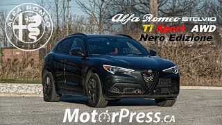 2020 Alfa Romeo Stelvio Ti Sport AWD Nero Edizione  TWO BIG FLAWS away from perfection  Review [upl. by Robin]