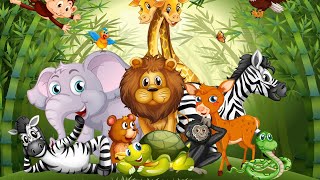 Paint amp Animals Mammoth Gorilla Lion Deer Cow Elephant Horse Transformation Animal Cartoon [upl. by Byran207]