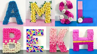 10 DIY 3D letters Decor ideas for any occasion at home and for home decor [upl. by Brandais300]