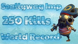 Scallywag Imp 250 Kills World Record PvZ GW2 [upl. by Tedder471]