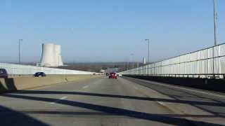 Interstate 195  Massachusetts Exits 8 to 4 westbound [upl. by Htiek]