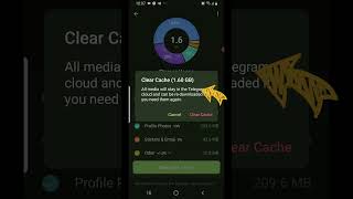 Clear Cache in Telegram New Update [upl. by Lytsirk]