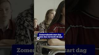 De zomervakantie begint dit schooljaar een dag later dan verwacht [upl. by Trimmer]