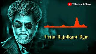 Petta ringtone  Petta bgm Petta rajnikant ringtone  Petta rajnikant bgm  T Ringtone amp Bgms [upl. by Anerres]