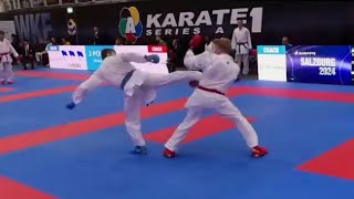 SONNYKH VALERII  Series A Karate1 Salzburg 2024 [upl. by Tobi]