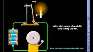 Bimetal Fire Alarm Simulation  AmazingEdu Software [upl. by Anavoig]