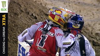 James Stewart vs Chad Reed Rivalry Chasing the Dream  Xtra [upl. by Lebyram195]