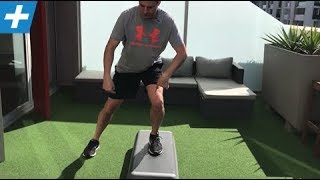 Lateral Step Up with Stability  Load Progression  Feat Tim Keeley  No210  Physio REHAB [upl. by Rehctaht224]