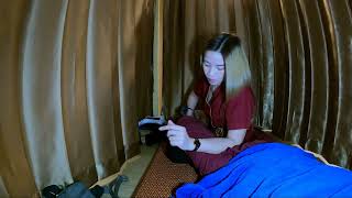 ASMR Thai Woman Massage Groin Foot Calf Massage [upl. by Alexandros]