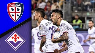 Highlights Cagliari vs Fiorentina 23  viola in Europa per il terzo anno consecutivo [upl. by Ofilia]