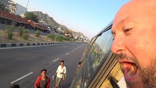 Foreigners Ride A Local Indian Bus [upl. by Allain]