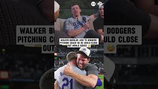 Walker Buehler is a legend for this 🤣 [upl. by Alik450]