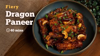 Dragon Paneer  Paneer Recipes  IndoChinese Recipes  Cookd [upl. by Cedar]