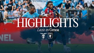 LAZIO 30 GENOA  HIGHLIGHTS  SERIE A ENILIVE 2425 [upl. by Merchant]