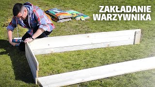 Zakładanie warzywnika  grządki podwyższone DIY [upl. by Arem964]