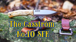 Coltello Bushcraft Svedese CASSTROM n10 con trattamento criogenico  TOP [upl. by Enitsahc83]