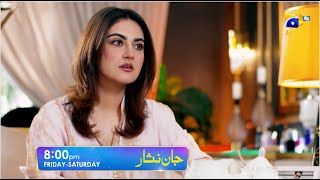 Jaan Nisar Episode 42 Promo  Friday at 800 PM only on Har Pal Geo [upl. by Airdnola998]