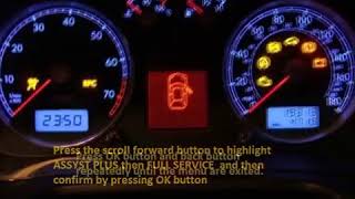 NISSAN X TRAIL 2014 14 How to reset service light indicator [upl. by Adnawad]