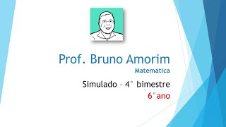 Simulado VI  4ºBim 2024 [upl. by Rombert]