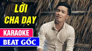 KARAOKE  Lời Cha Dạy  Thiên Quang BEAT GỐC [upl. by Leynwad957]