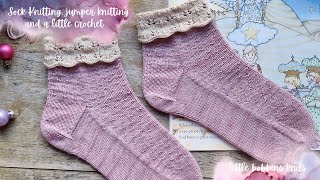 Sock Knitting Jumper Knitting and a Little Crochet  little bobbins knits episode 71 [upl. by Nairbo]