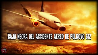 GRABACION ESCALOFRIANTE DEL AUDIO DE LA CAJA NEGRA DEL ACCIDENTE AEREO DE PULKOVO 612 [upl. by Liryc436]