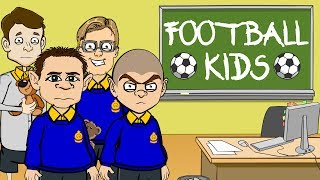 🚸FOOTBALLERS  MANAGERS AS KIDS🚸 Top Eleven Careers Day Parody [upl. by Guildroy]