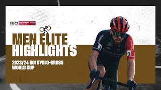 Troyes  Men Elite Highlights  202324 UCI Cyclocross World Cup [upl. by Xella]