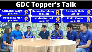 GDC TOPPERS TALK  GPAT2022  AIR 3 4 5 8 9 11  GPAT PREPARATION STRATEGY [upl. by Atnes]