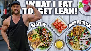 High Protein Meals For Fat Loss amp Building Muscle  Full Day Of Eating [upl. by Childers]