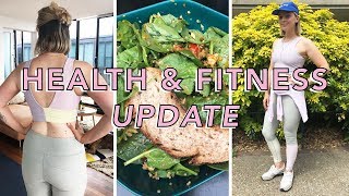 HEALTH AND FITNESS UPDATE  YOGA  FOOD  WORKOUT CLOTHES ETC [upl. by Vander]