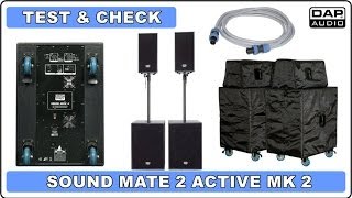 Test amp Check  DAP PRO  SoundMate Active 2 MKII [upl. by Anerom]