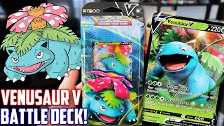 Venusaur VBATTLE DECK Whats Inside OpeningReview [upl. by Lenra138]