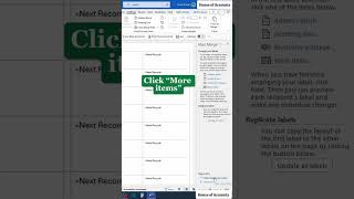 Mail Merge in msWord [upl. by Blaise947]