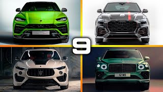 TOP 9 FASTEST SUVs IN THE WORLD 2022  YOU COULDNT SKIP [upl. by Oicirbaf]