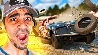 محاكي تدمير السيارات  من يدمر سيارة الثاني 😱🔥  Wreckfest [upl. by Bloch]