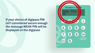 How to set up your Triodos Bank digipass [upl. by Ahsiniuq331]