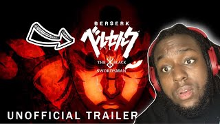 BERSERK  THE BLACK SWORDSMAN  Trailer Reaction  CJTheKing [upl. by Alokin]