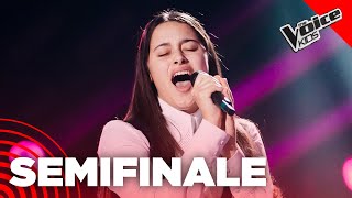 Sara canta “Lei” di Aznavour come una poesia  The Voice Italy Kids  Semifinale [upl. by Marilyn]