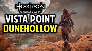 Dunehollow Vista Point  Horizon Forbidden West Find Where the Vista Point Image was Taken [upl. by Junieta]