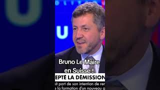 Écoutez ce qu’il dit sur Bruno Lemaire 🤔 shortvideo macron lepen lfi melenchon rn [upl. by Asiilanna]