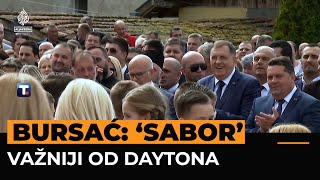 Bursać Dodik potcrtao da mu je deklaracija Sverspskog sabora bitnija od Daytona [upl. by Lucine]