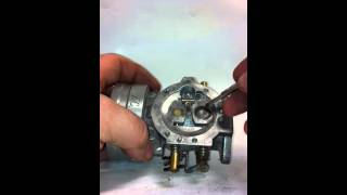 Setting the throttle idle on a Tilloton Carburetor [upl. by Auhso721]