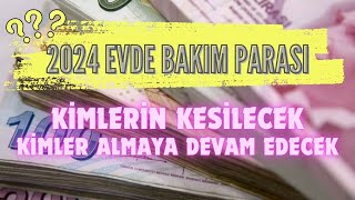 Kimler Evde Bakım Maaşı Alabilecek Kimlerin Kesilecek YENİ HANE GELİR KRİTERİ BELLİ OLDU [upl. by Nner]