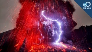 Volcano Lightning How Does It Happen [upl. by Anaoj]