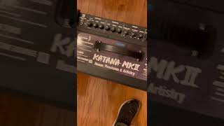 Boss Katana 100 Mk2 unboxing [upl. by Poliard]