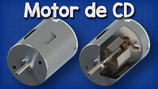 ¿Cómo funciona un motor eléctrico  Motor de CD Explicado [upl. by Tilden]